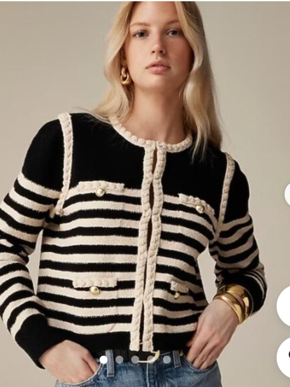 J. Crew Odette Sweater Lady Jacket